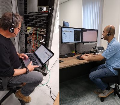 MODELEC support op afstand - Alfen - Erwin en Fady